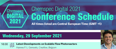 Creaflow is hosting an exclusive lecture on ChemSpec Digital 2021